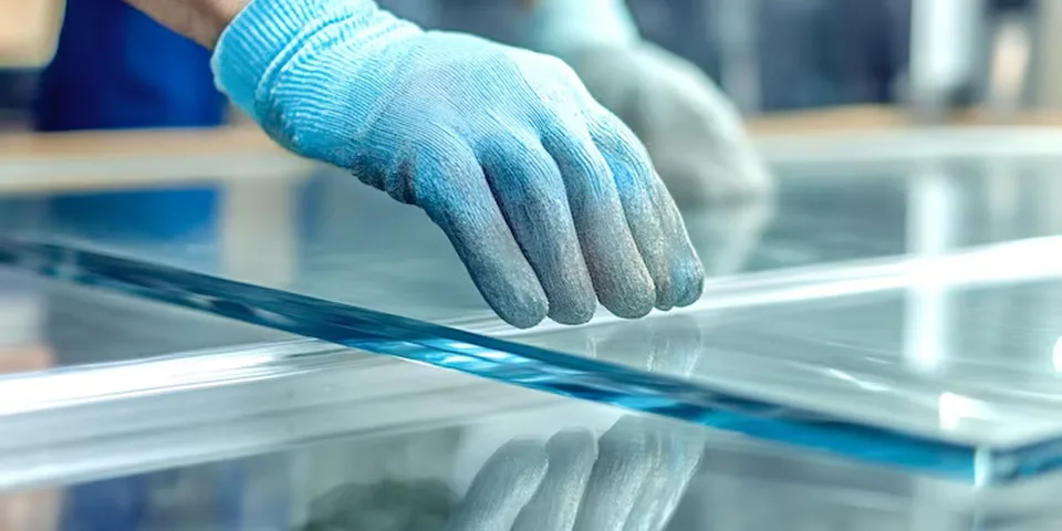 Condensation entre deux vitres d'un double vitrage défaillant — Clarté Vitrerie