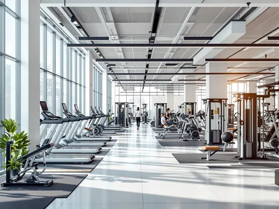 Mur de miroirs dans une salle de sport à domicile — Clarté Vitrerie